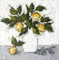 Lemons In White IV by Christie Younger